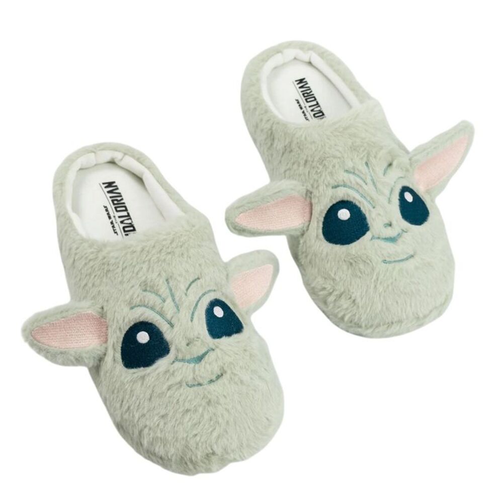 Star Wars Unisex Adult Grogu Mule Slippers / Green